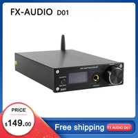 FX-Audio D01 USB DAC Headphones Amplifier Bluetooth 5.0 ES9038Q2M 32Bit 768kHz DSD512 XU208 Amplifier Line Out audio Decoder