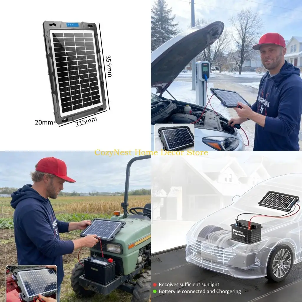 92MF 8W Sun propelled Battery Energy Unit Featuring Automatic System For Automotive Marine And Agricultural Use