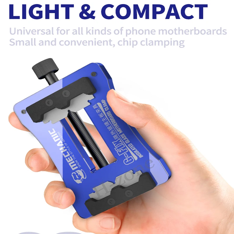 Imagem -02 - Mecânico G-fix Jig com Vidro Temperado Resistente ao Calor Pcb Board Mainboard Cpu Chip ic Plantação Clamp Universal