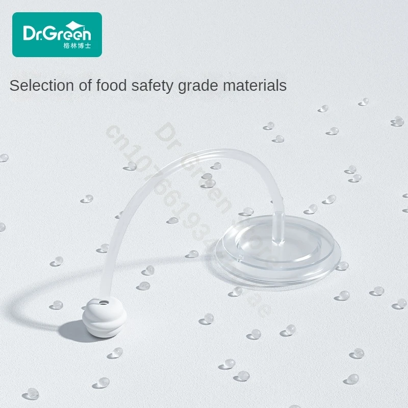 Dr.Green  Bottle anti-colic straws 360° Gravity Ball Wide Mouth S/M/Cross hole Nipple  Safe silicone material soft texture,