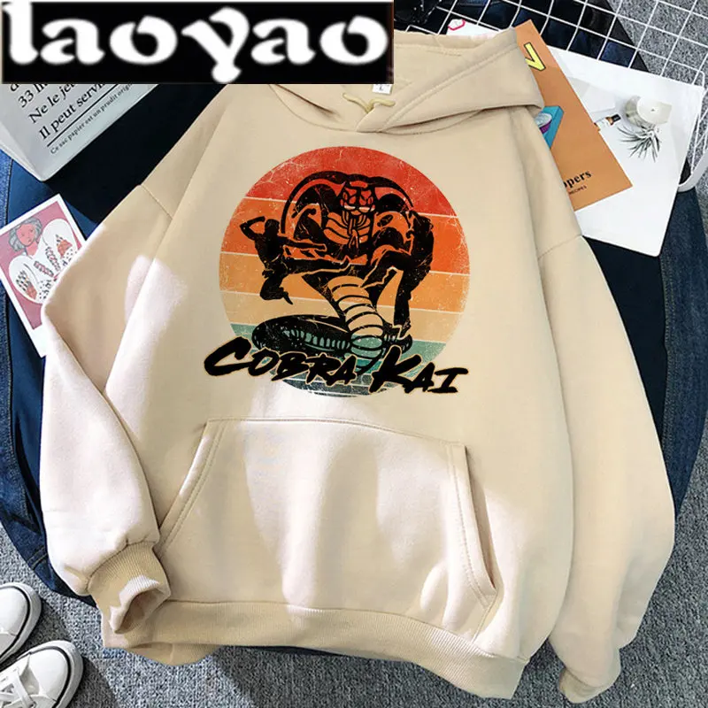 Cobra Kai Hoodies Men Women Streetwear Korea Anime Hooded Fleece Autumn Winter Keep Warm Long Sleeve Hoodie Sweatshirt