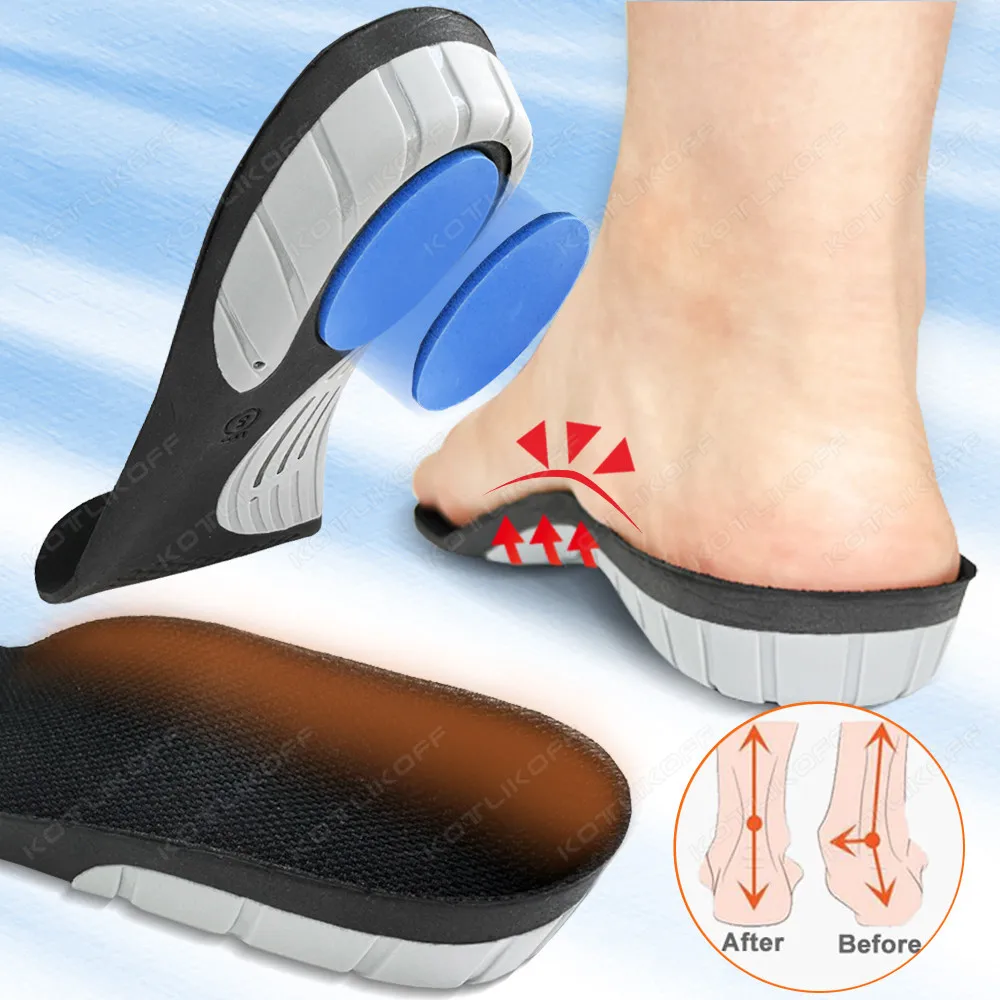 Orthopedic Insoles For Flatfoot Orthotics Flat Foot Arch Support Help With Plantar Fasciitis Shoe Foot Orthotics Soles Insert