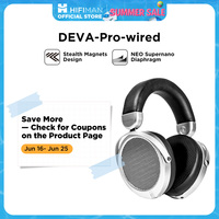 HIFIMAN Deva-Pro Over-Ear Open-Back Planar Magnetic Headphone with Stealth Magnets-Wired Version