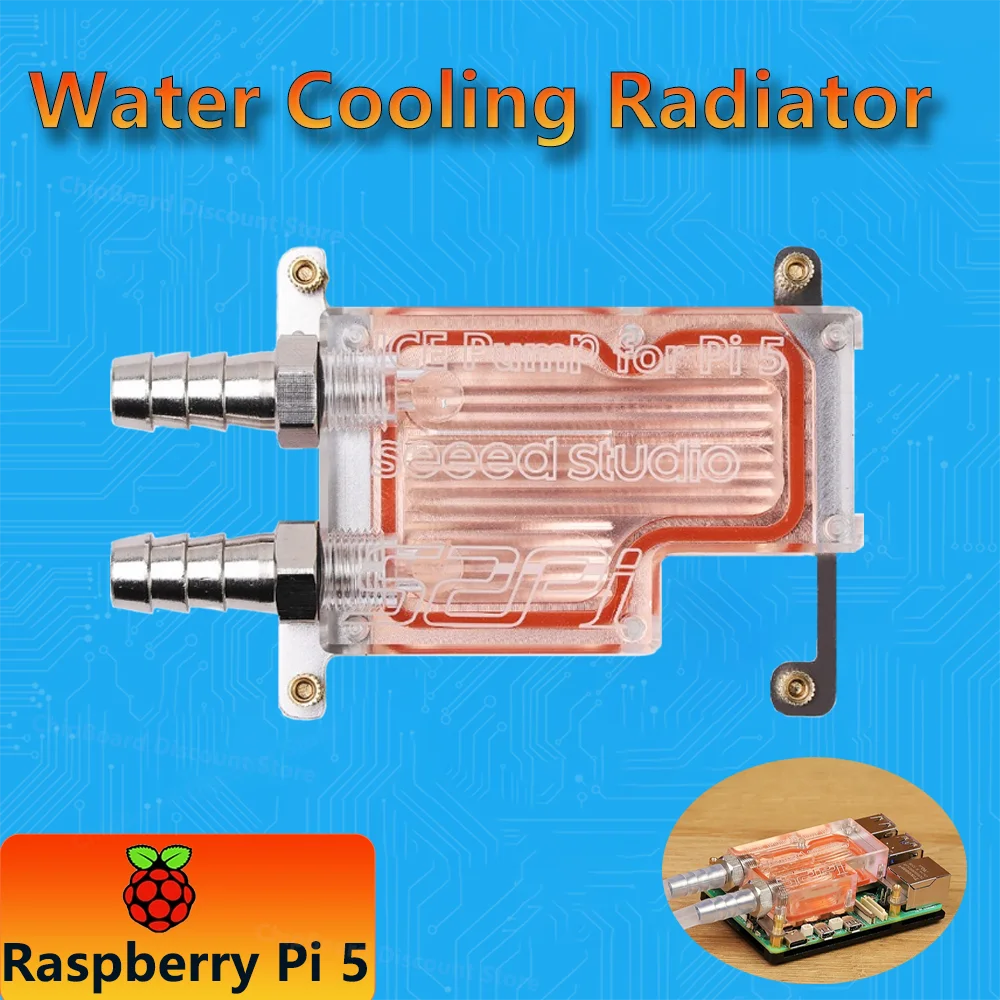 

Raspberry Pi 5 Water Cooling Radiator Highperformance Liquid Cooler