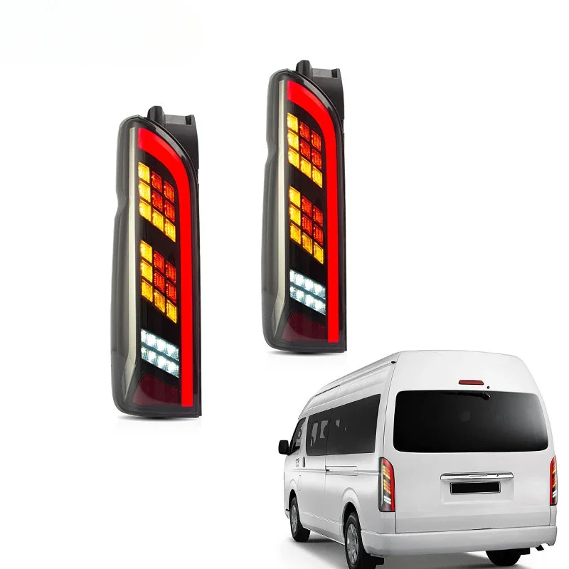 VLAND ขายส่ง Commuter Ses'fikile Ventury แบบไดนามิกไฟท้าย 2004-UP 5th KDH 200 ไฟท้าย LED สําหรับ Toyota Hiace