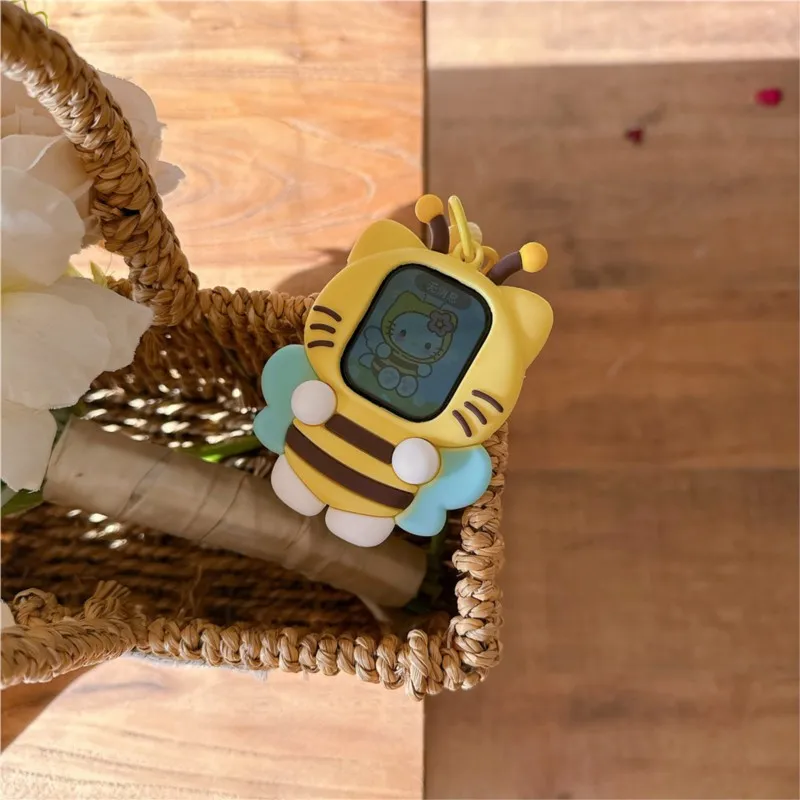 Cute Honey Hello Kitty Lanyard Case For Apple Watch Sport 1/2/3/4/5/6/7/8/9st Gen S10 S11 Ultra SE 38/45/41/44/42/46/49mm Case view 5