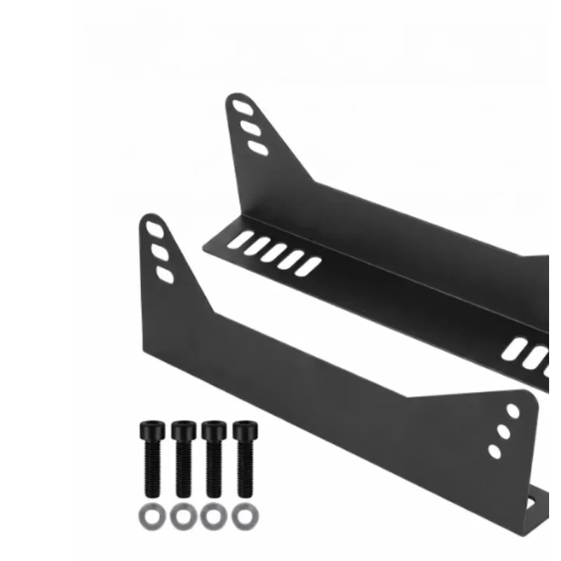 Universal Reinforced Double Side Car Seat Slide Rail, Racing Seat Modification Track Fits 99% Vehicles