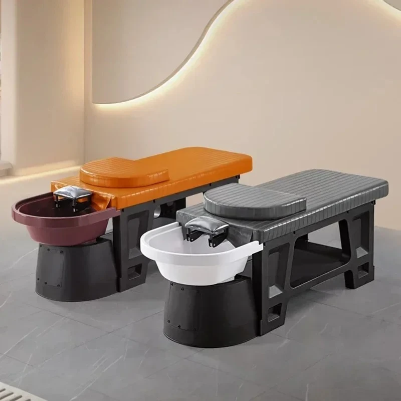 

Barber Shop Special Shampoo Chairs Hair Salon Full Lying High-end Thai Beauty Bed Head Spa Water Circulation Shampoo Chair C