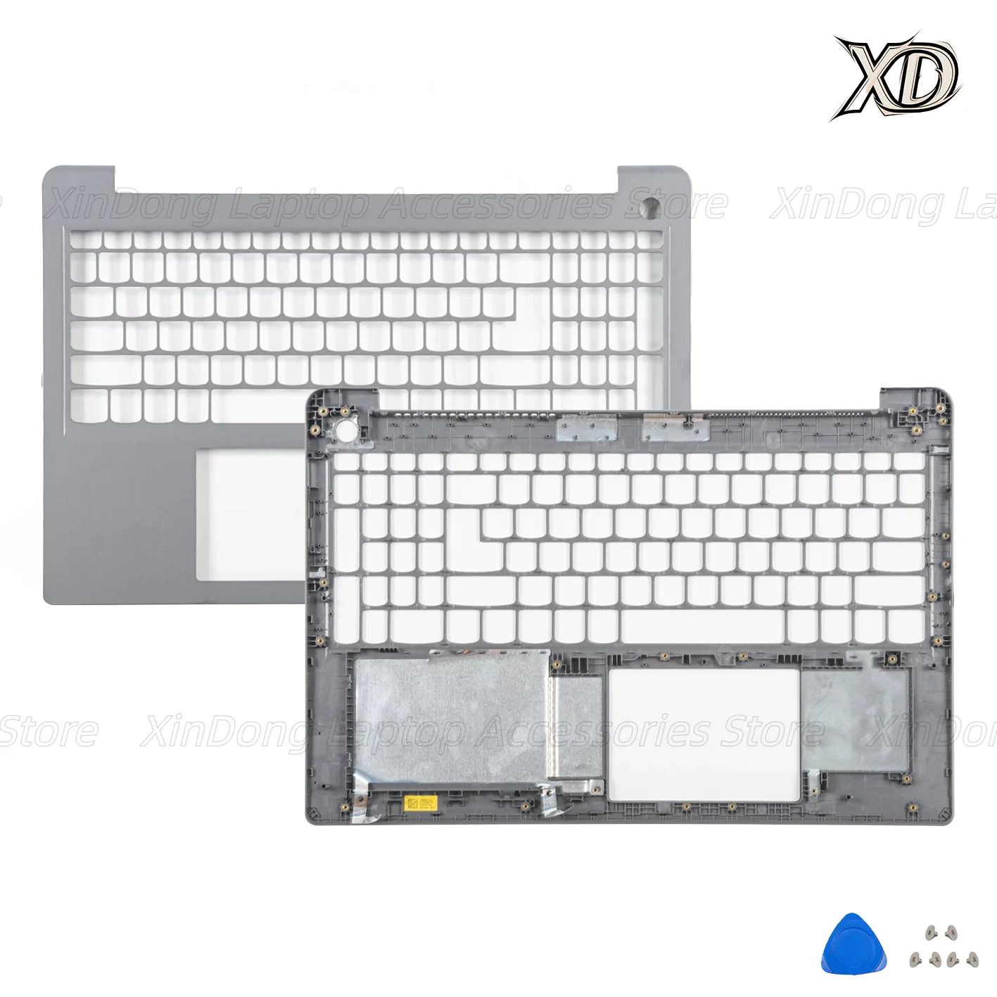 New For Ideapad 3 15ABA7 3-15IAU7 JS578 2022 LCD Back Cover/Front Bezel/Palmrest/Bottom Case/HingeCover Replace Gray 15.6inch