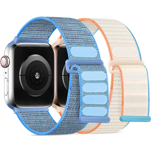 Bucle de nailon para Apple Watch Band Ultra-2 49mm 44mm 40mm 45mm 41mm pulsera deportiva orgullo iwatch Strap Series 9 8 se 7 6 5 4 3