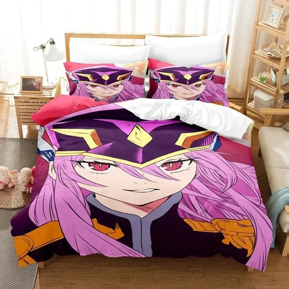 3D Anime Chained Soldier Bedding Set For Bedroom Soft Modern Bedspreads Comefortable Kids Duvet Cover Quilt Cover And Pillowcase