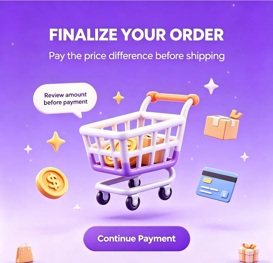 Order Additional Fee Payment Link | Only for Price Difference Settlement