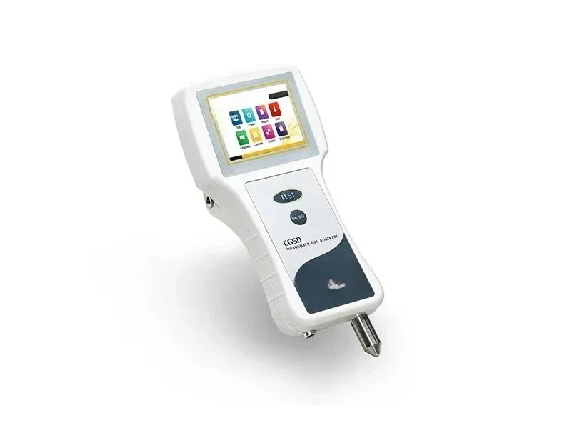 Device for measuring head space O2 in PET bottles - applications in the food and beverage industry