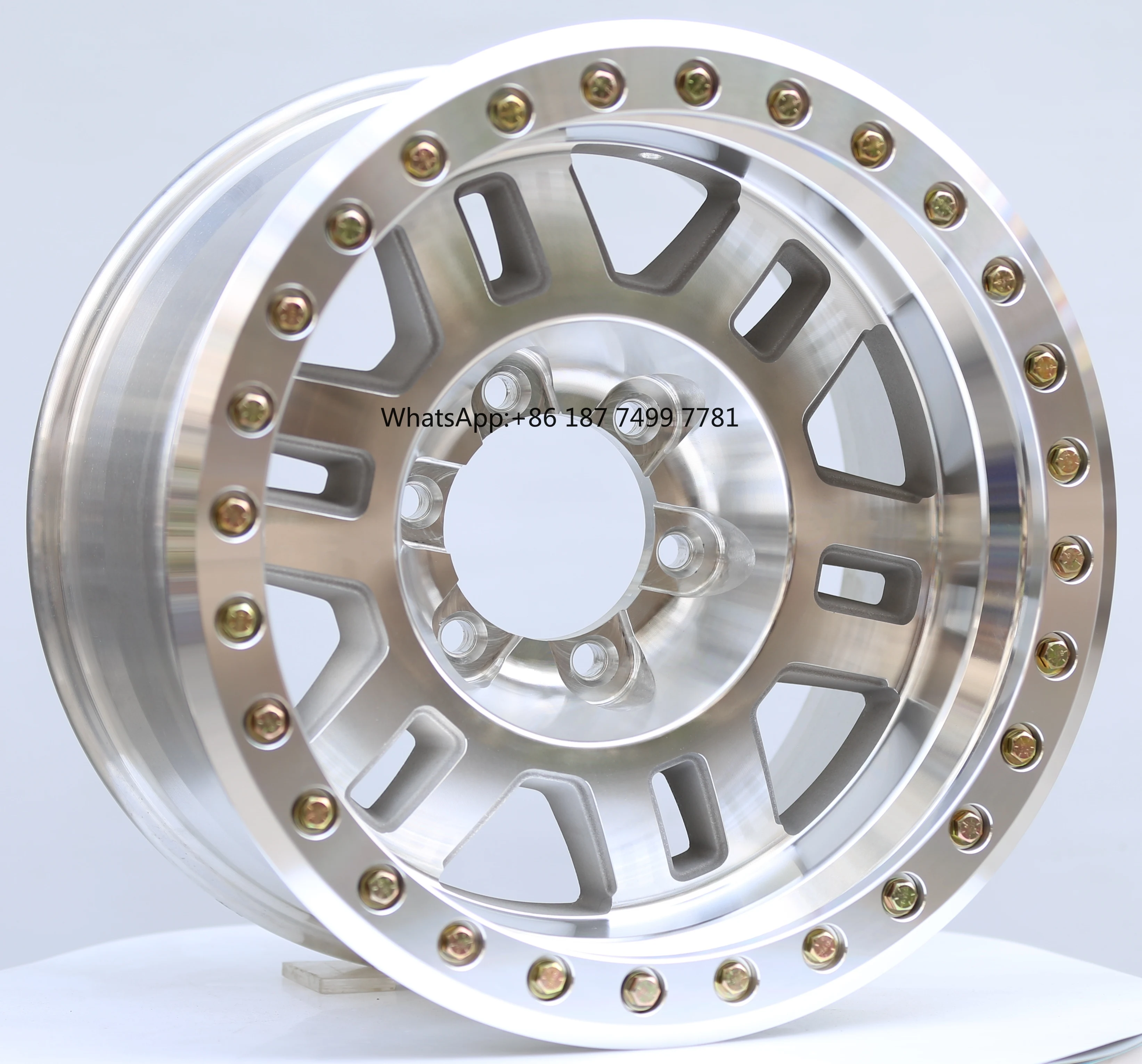 

Aluminum Alloy Modified Wheel Hub 17*9.5J ET-44 Anti-Release Ring Pickup SUV Off-Road Upgrade 5X127 6x135 6X139.7 8X165.1 8X170
