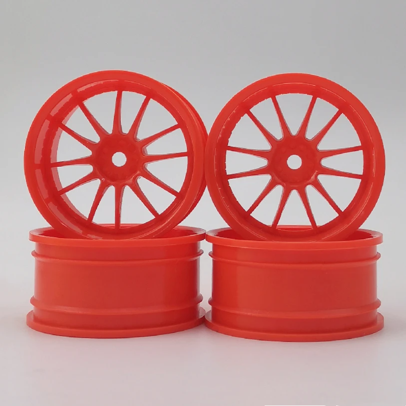 4pcs 3mm Offset RC Car 1/10 Scale Plastic Wheels Rims Drift On road Touring Model Hobby