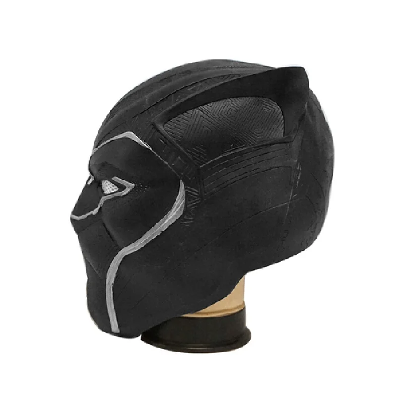 Captain America 3 Civil War Marvel Movie Helmet Latex Headset Funny Cosplay Black Panther Mask Toy for Live Streaming
