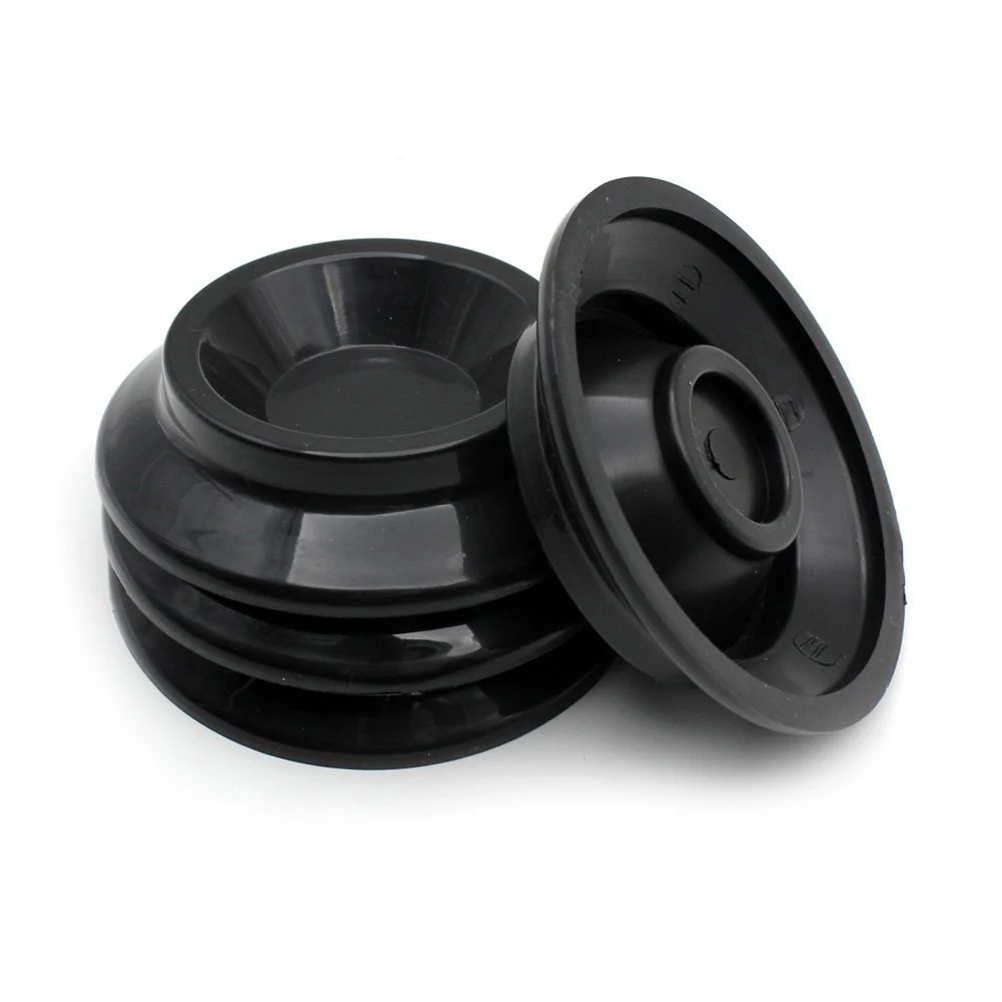 

8pcs Piano Foot Pads Non-slip Piano Mats Anti-noise Floor Protector for Upright Piano Legs (Black, Diameter in 8.7cm)