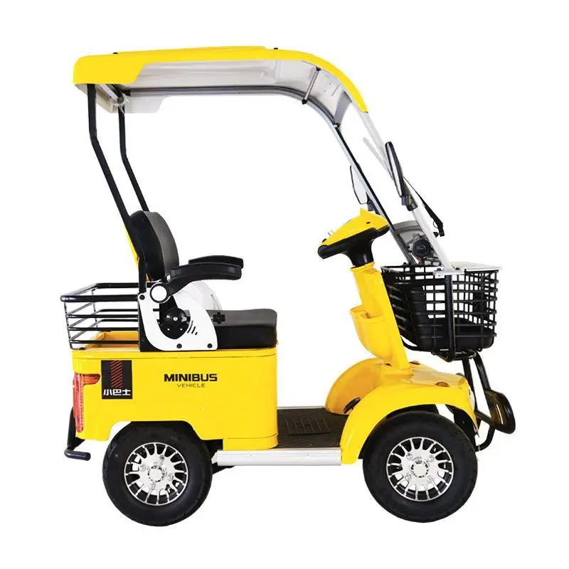 

Small bus, elderly electric four-wheel transportation car, home elderly pick up and drop off children, battery power
