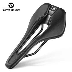 WEST BIKING Professional Road Bike Seat Hollow Breathable Bicycle Saddle Lightweight Triathlon Racing Saddle Cycling Parts