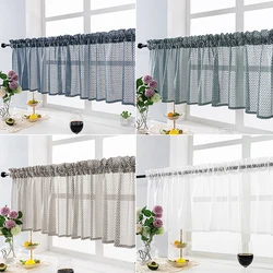 Lace Kitchen Curtains Curtain Head Living Room Curtains Window Treatment Home Decor Cortinas Backdrop Curtain Para La Sala