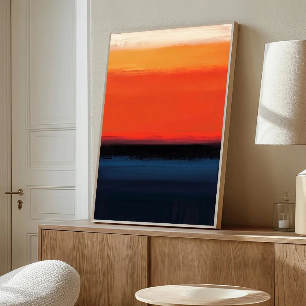 Scandinavian Abstract Wall Art Mark Rothko Colorful Canvas Painting For Bedroom Living Room Modern Poster Prints Home Decor