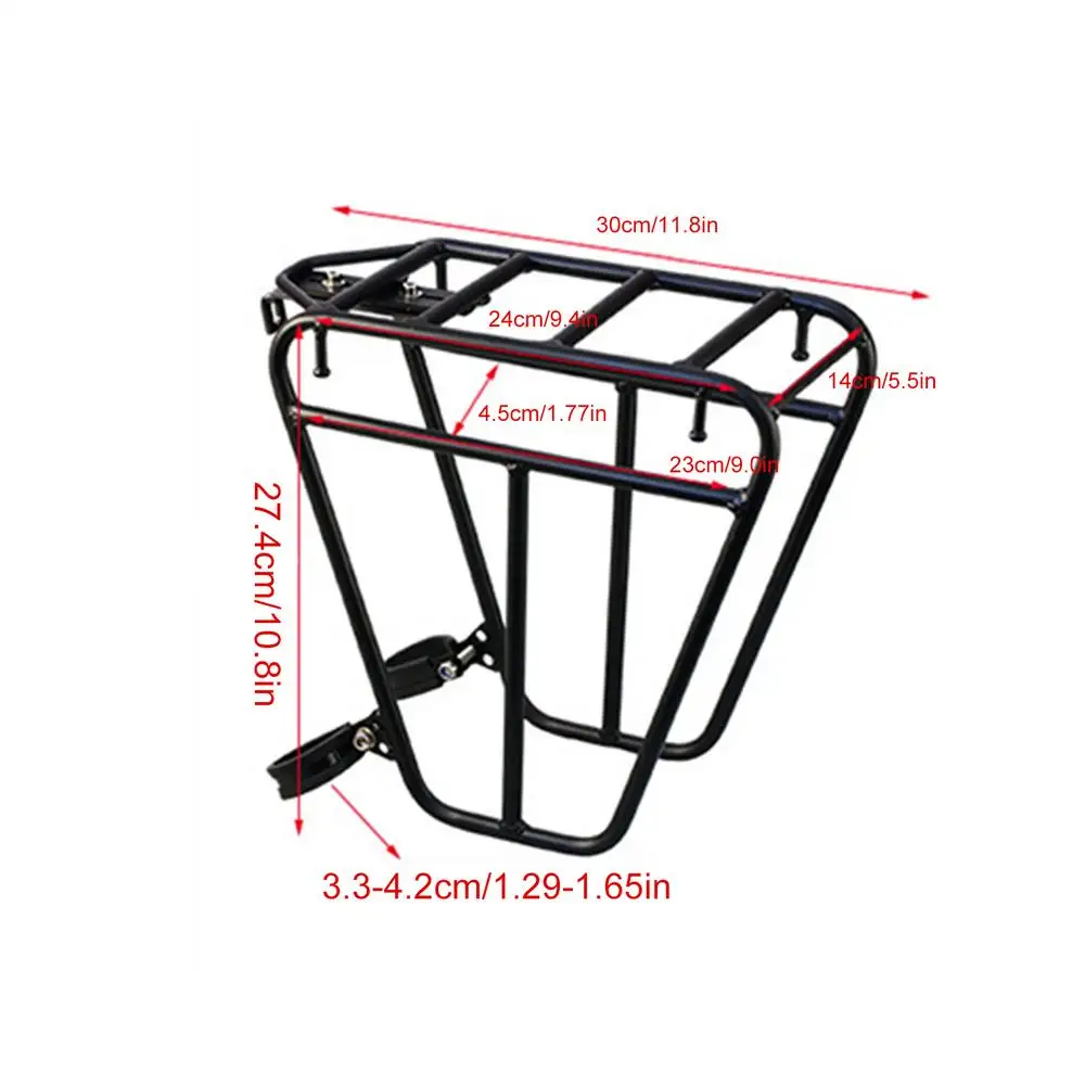 1 stücke Fahrrad Zyklus Front Rack Heavy Duty Stahl Radfahren Front Halterung Gepäck Regal Fracht Rack Mountainbike Front Rack – Detail 2