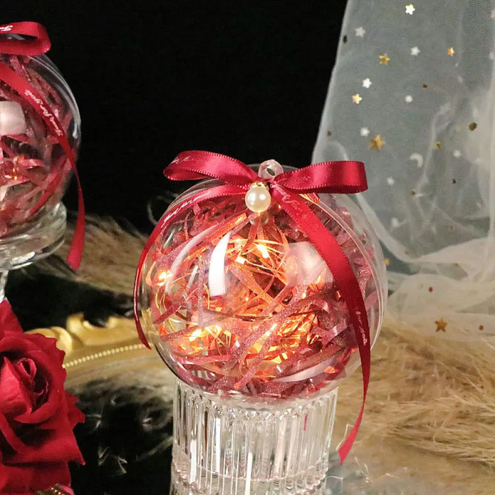 Elegant Transparent Acrylic Candy Box Round Crystal Gift Container Wedding Birthday Party Favor Decorative Storage Holder