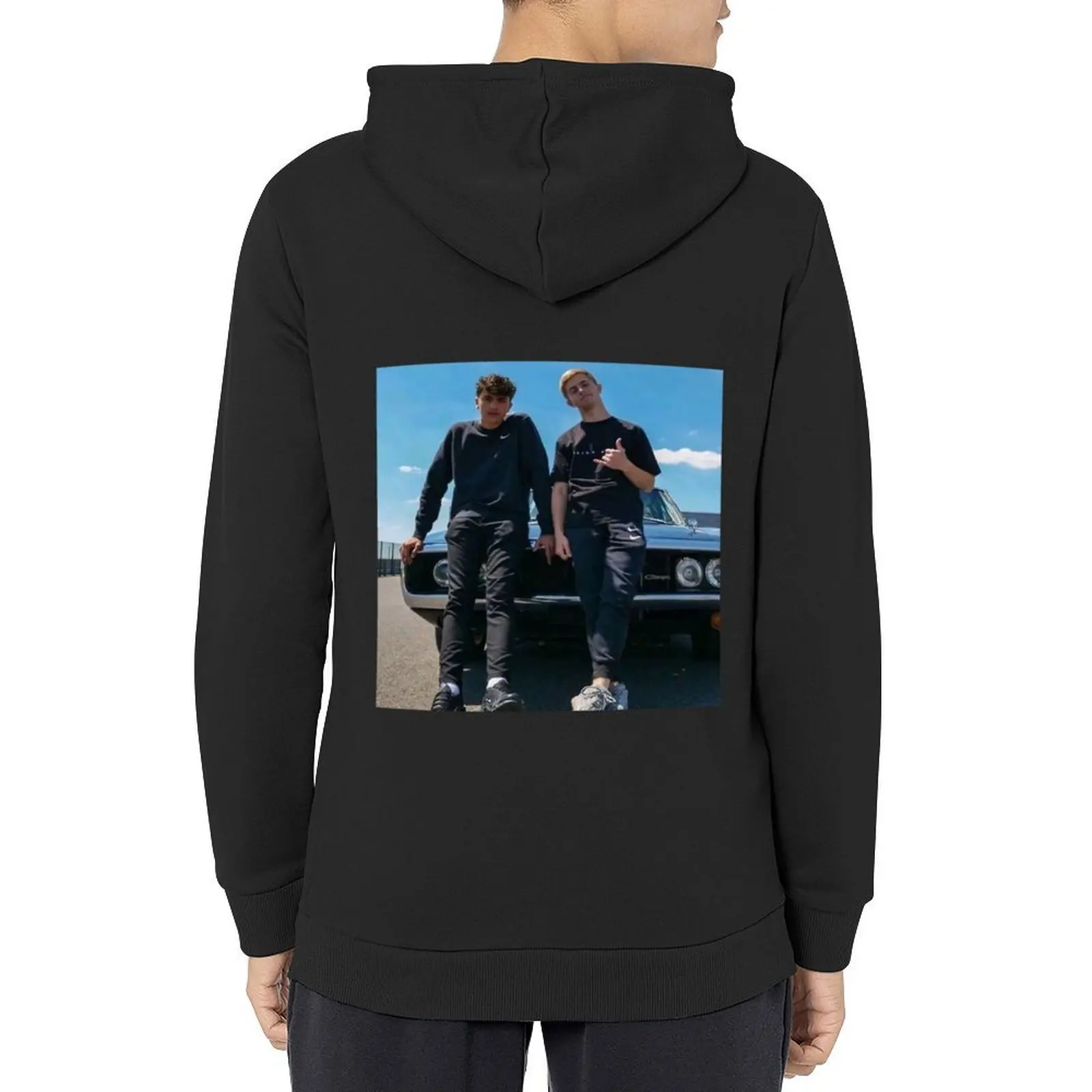 

Inoxtag X Michou classique Hoodie men's clothing men's coat japanese style anime clothes men's oversize hoodie