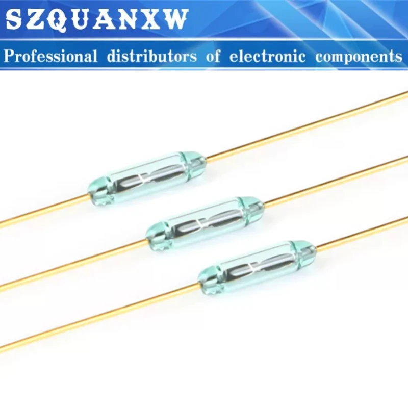 10Pcs MKA07101 1.8*7 MKA10110 1.8*10mm MKA14103 2*14 Reed switch Normally Open Magnetic switch For