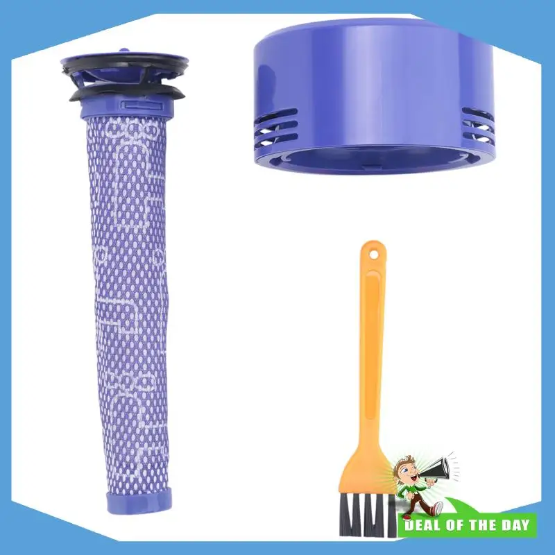 

24-часовой подачи фильтра для Dyson DC58 DC59 DC61 DC62 V7 V8, фильтр предварительной и пост-фильтра для пылесоса Dyson, замена фильтра Par