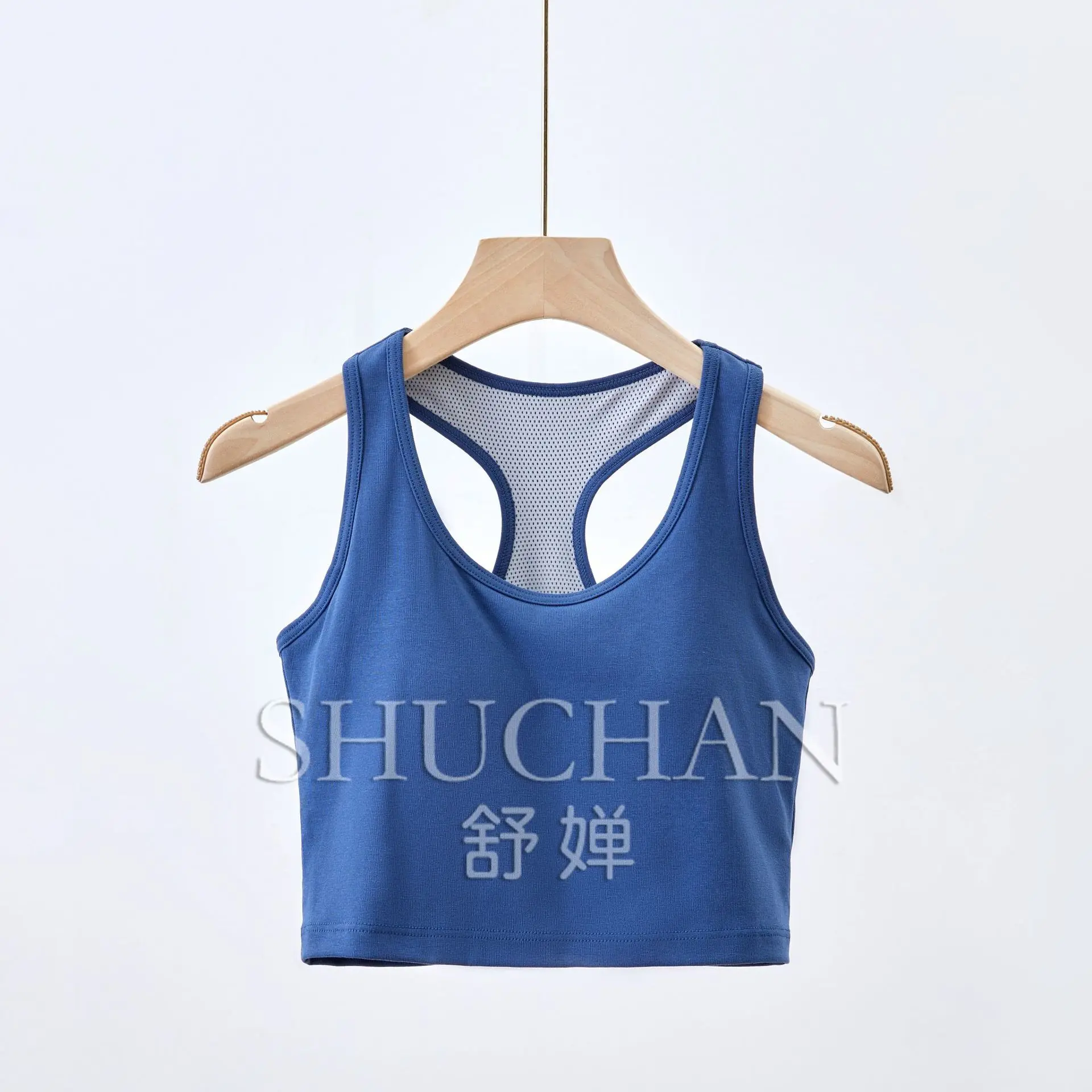 ใหม่เสื้อกล้ามสีขาวเสื้อกล้ามสลิงสําหรับผู้หญิงสามารถสวมใส่นอกและภายในชุดชั้นในด้านล่างโยคะ Motion Sport