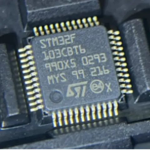 10pcs STM32F103C8T6 STM32F103CBT6 STM32F103R8T6 STM32F103RBT6 STM32F103RCT6 STM32F103RET6 STM32F103RDT6 VCT6 VET6 C6T6A LQFP-48