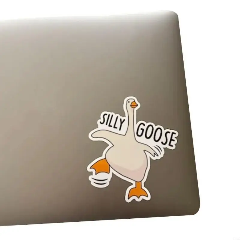 10/20pcs Silly Gooses Sticker Truck Car Window Decals for Water Bottle Tumblers Funny Laptop Computer Decorative Stickers X3UC