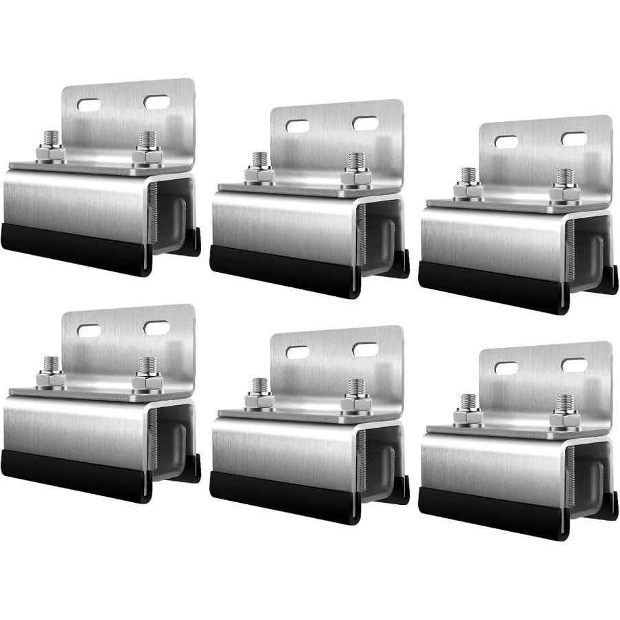 

Комплект крепления багажника на крышу фургона с держателем в виде грибовидной головки Кронштейны для багажника на крышу из нержавеющей стали 304, универсальный, подходит для ProMaster Boxer Jump