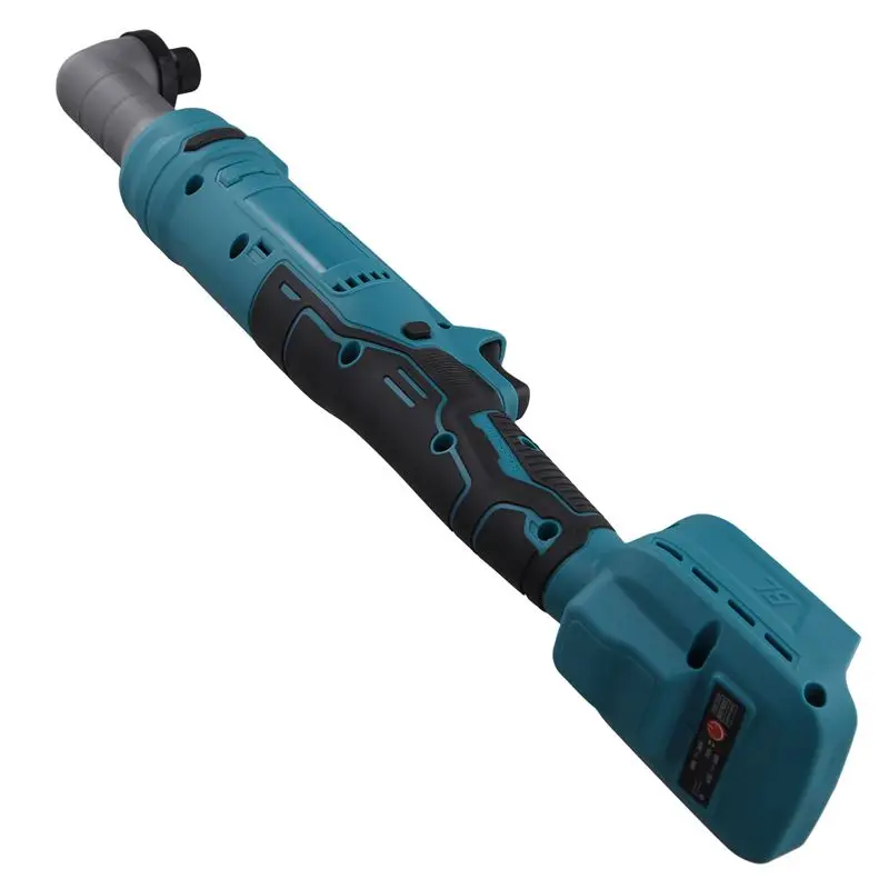 AB08-Cordless Impact Wrench Brushless 90 Degree Right Angle Small Electric Ratchet Wrench 1/4 Collet For 18V Battery