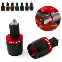 For Yamaha MT07 MT 07 MT-07 Universal Motorcycle Handlebar Grips End 7/8