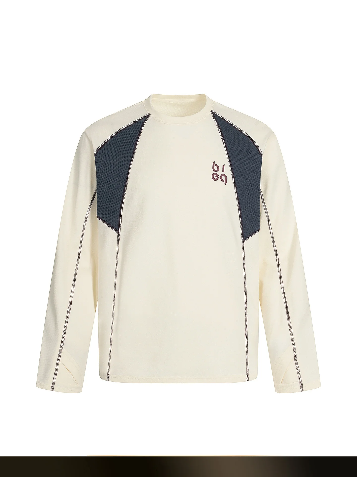 

NTED American Retro Color Blo Hassed Line Sports Long Sve T-irt Men's Autumn Outdoor Casual Versatile Couple Tops