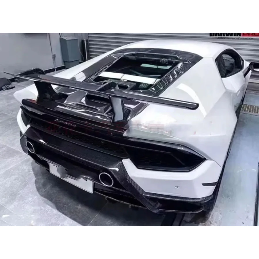 

For Lamborghini Huracan EVO LP610 LP580 610 580 Carbon Fiber Tail fins Rear Spoiler Duckbill Car Wing Car Accessories body kit