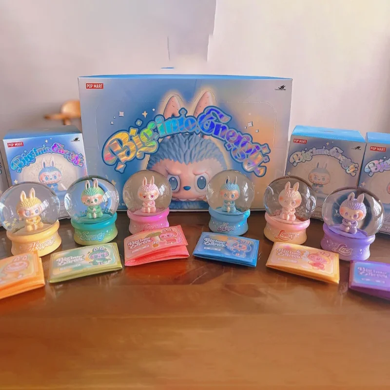 POP MART The Monsters big in Energy Series Caja ciega misteriosa Bola de cristal LABUBU Figura de vinilo coleccionable Regalo de edición limitada