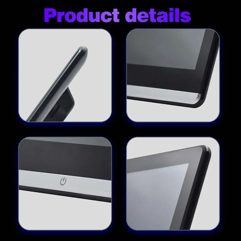 

Новый 2026: 14-дюймовый 4K HD монитор с поворотным экраном, 8-ядерный Android 12, для развлечений на задних сиденьях автомобиля, монитор на подголовник