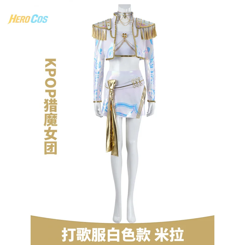 

KPop Охотники на демонов Мира Косплей Костюм Хэллоуин Вечеринка Великолепная униформа Аксессуары Реквизит Полный комплект HERO Cos