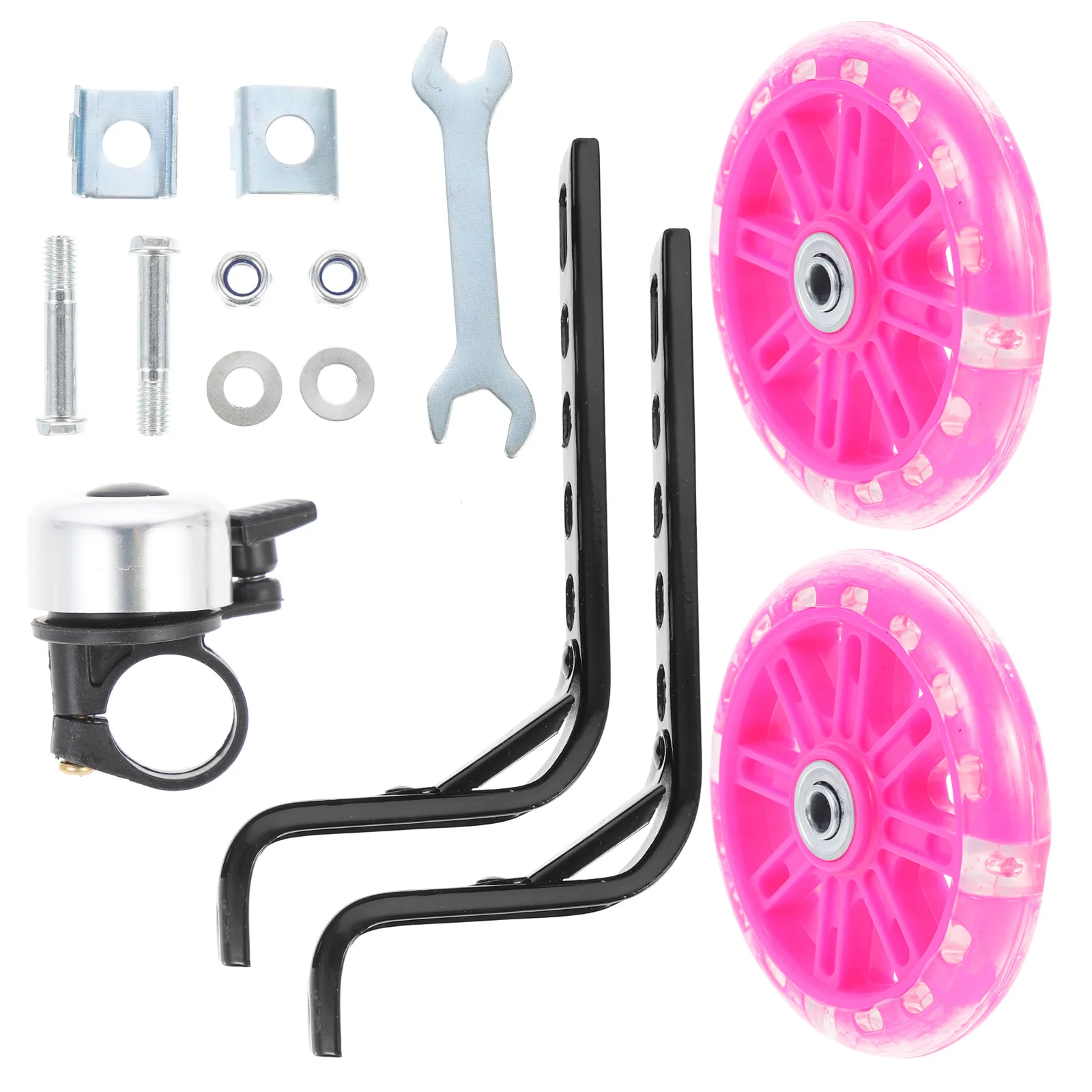 

1Set Training Wheels Thickened Bracket Design Wear-Resistant Stable Bike Wheels for Cycle Accessory