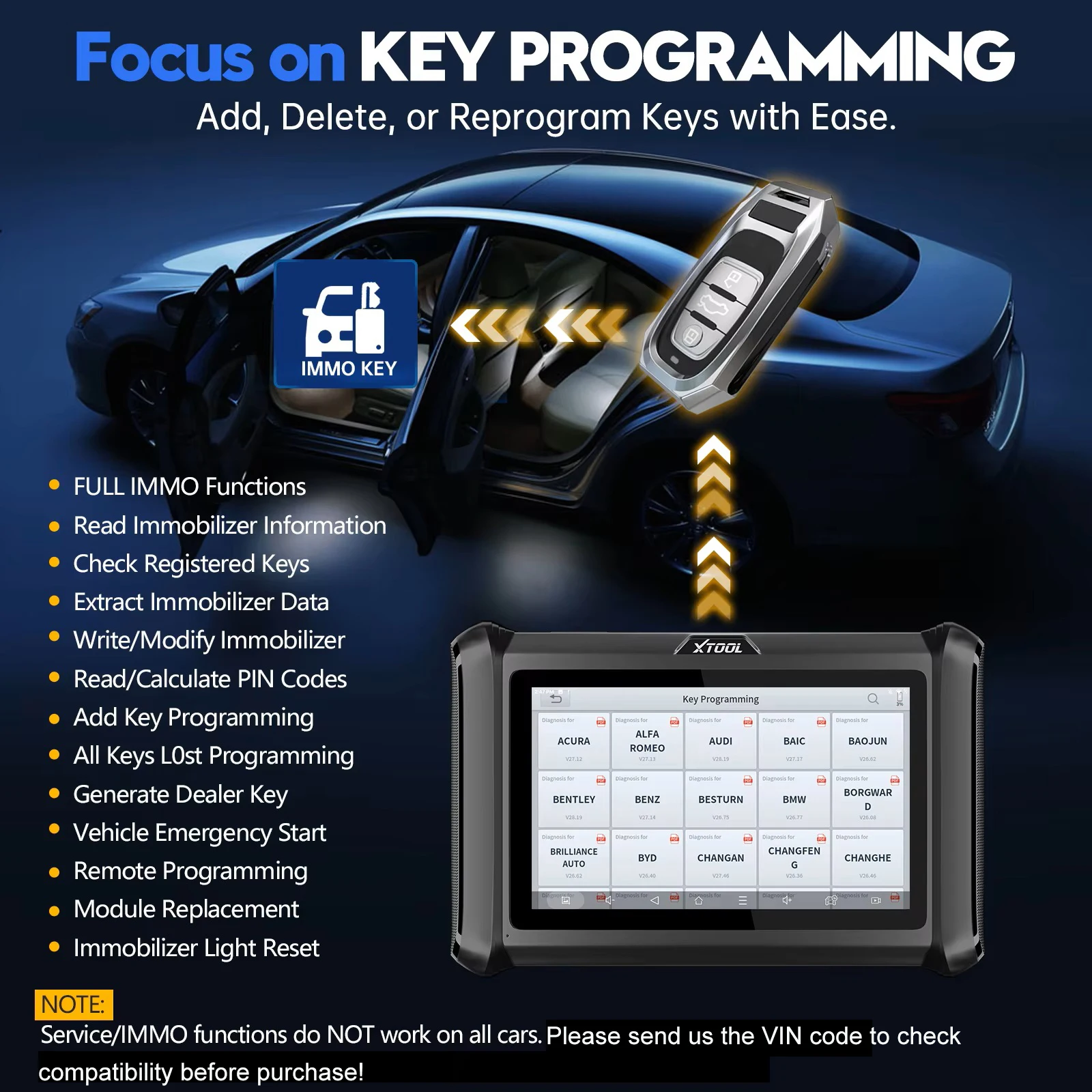 Picture 6: X100 PADS Auto IMMO Key Programming Scanner Built-in CAN FD All Key Lost OBD2 All Systems Diagnostic Tools