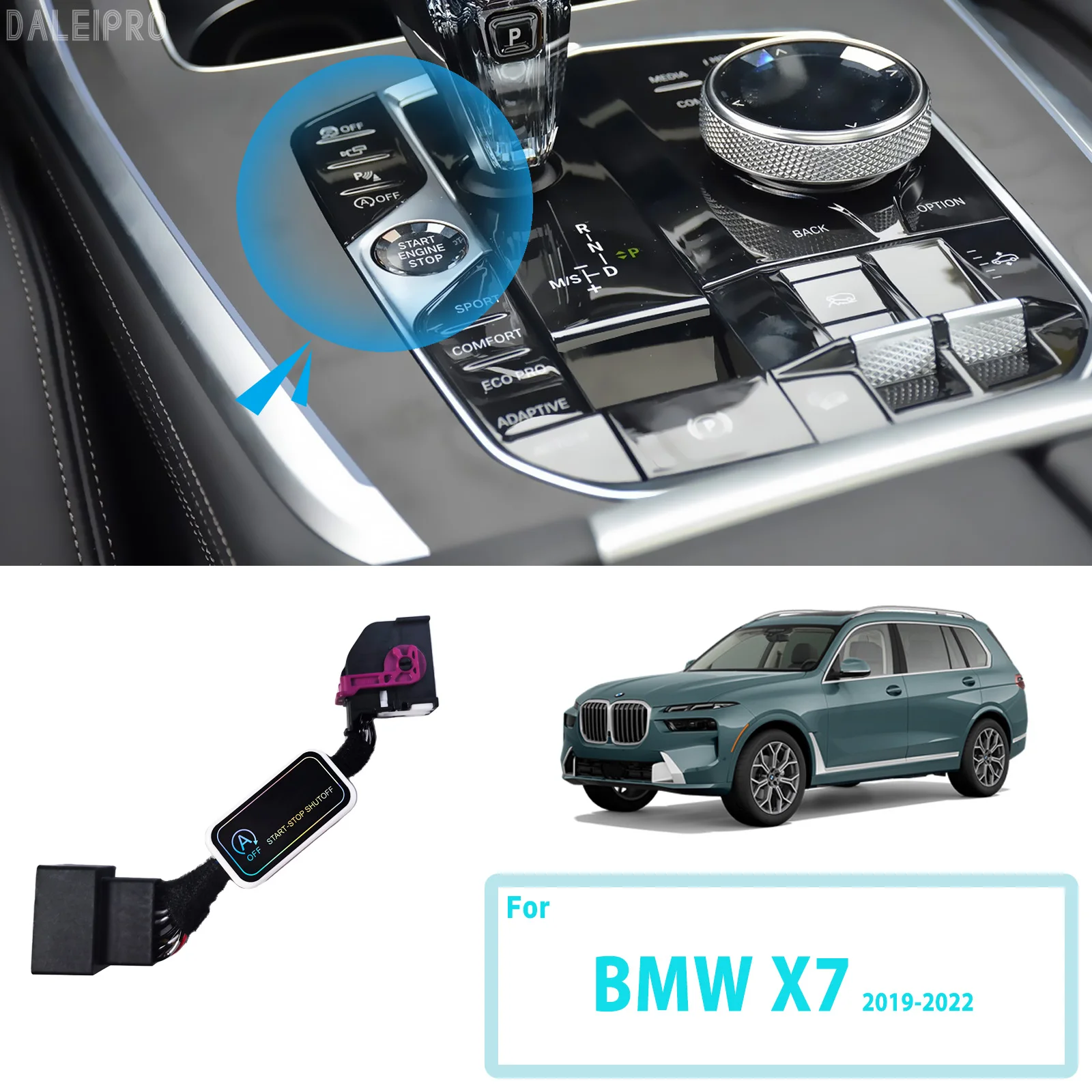 

For BMW X7 G07 2019 2020 2021 2022 Automatic Stop Start Engine System Disable Smart Shut Down Car Auto Start Stop Eliminator