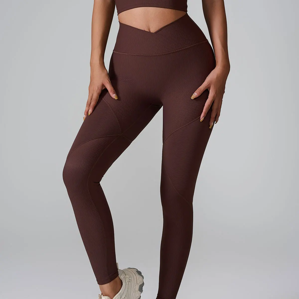 

Новые бесшовные штаны для йоги с высокой талией и ощущением голой кожи — персиковый подтяжка ягодиц, облегающий крой для йоги и тренажерного зала, женские моделирующие леггинсы