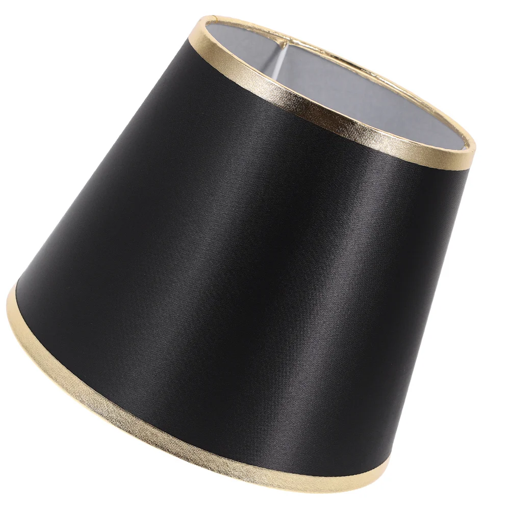 Decorative Circular Lampshade Fabric Table Lamp Cover Easy Install Desk Lampshade for Bedroom Living Room Study