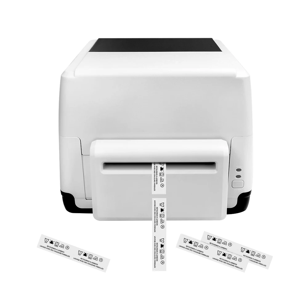 uniqueMASUNG MS-1730D 300dpi Automatic Cutter Washable Label Printer Garment Shop Cloth Tags with Washing Sticker in Stock