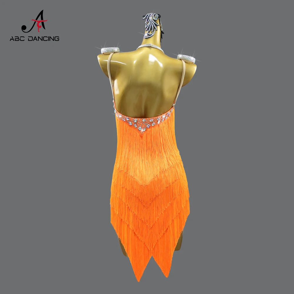 Latin Danswedstrijd Kostuum Stadium Kleding Vrouwen Feestjurk Danskleding Rok Meisjes Midi Avondpak 2025 Kid Oefenoutfit