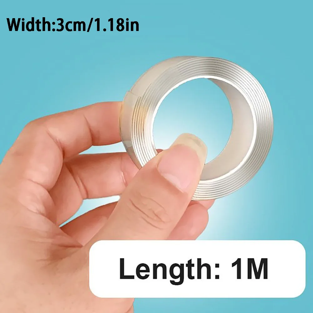 Ultrasterke Dubbelzijdige Lijm 3M Nano Tape 5M Huishoudapparatuur Waterdichte Monster Tape 2M muurstickers Home Improvement