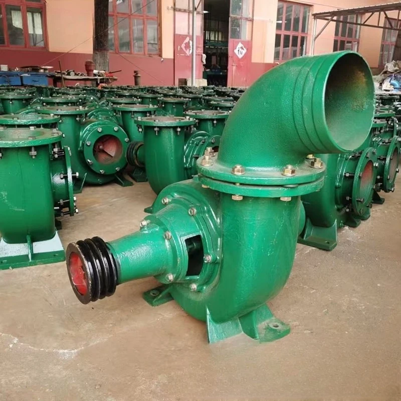 Mixed flow pump flow 360 square 8 meters head motor diesel engine pump set fixed mobile